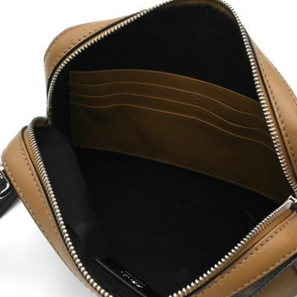 Fendi Diagonal Cam Camera Case Brown Shoulder Bag… - image 5